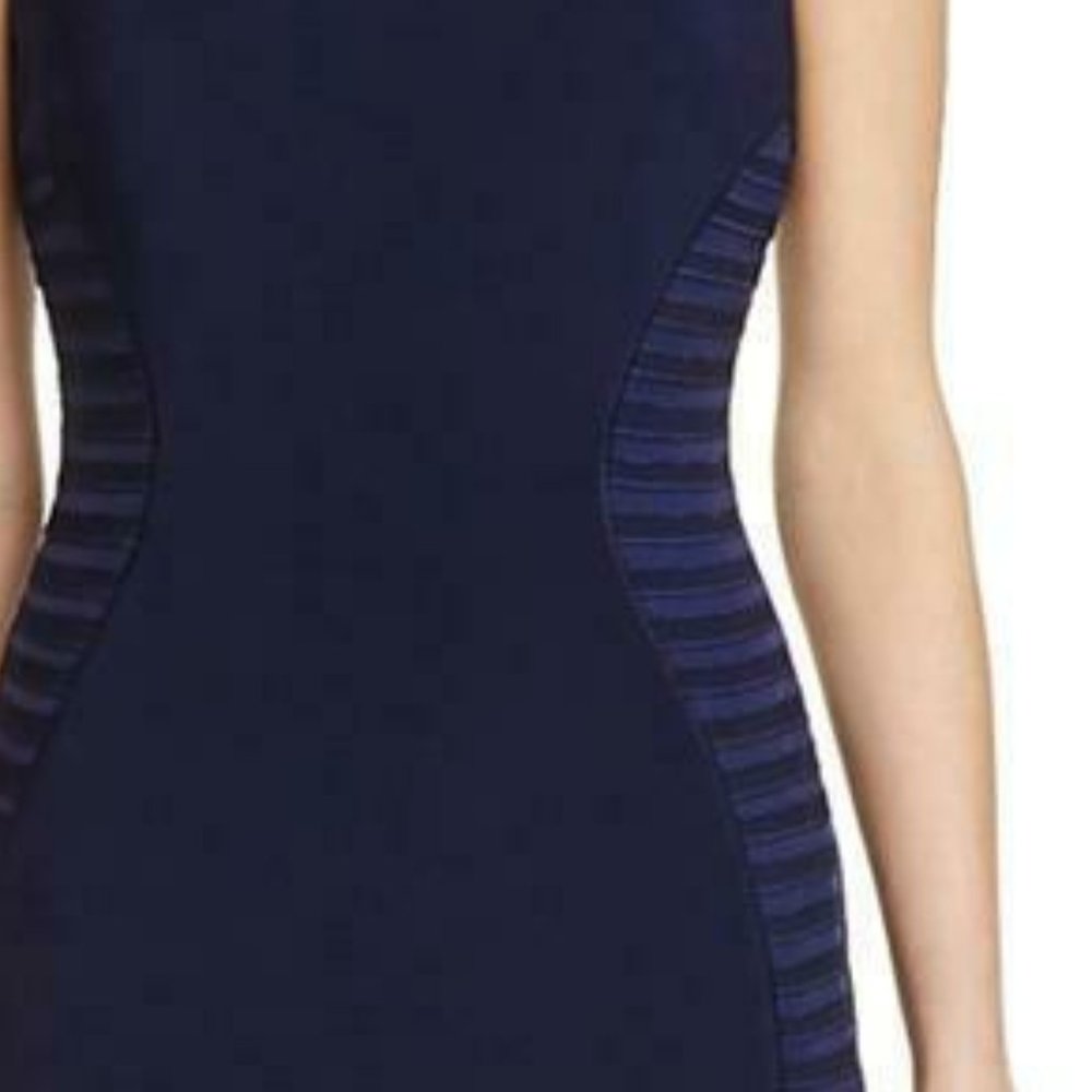 NWT Laundry Shelli Segal Navy dress,6 - Picture 3 of 4